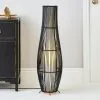 Dunelm Alec Natural Cane Black Floor Lamp -Dunelm Lights Sales 30647908