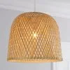 Dunelm Leena Bamboo Easy Fit Pendant -Dunelm Lights Sales 30669605