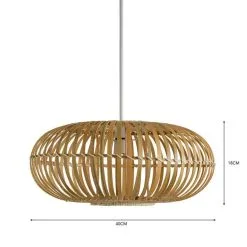 Dunelm Abrielle Bamboo Easy Fit Pendant -Dunelm Lights Sales 30669606 alt04
