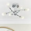 Vogue Lighting Vogue Havana 6 Light Semi Flush Ceiling Fitting -Dunelm Lights Sales 30671116