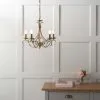 Vogue Lighting Vogue Bernice 5 Light Candelabra Ceiling Fitting Antique Brass