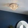 Vogue Lighting Vogue Motown 4 Light Flush Ceiling Fitting -Dunelm Lights Sales 30671151