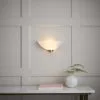 Vogue Lighting Vogue Welles 1 Light Frosted Glass Wall Light -Dunelm Lights Sales 30671154