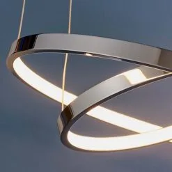 Vogue Lighting Vogue Kline 2 Light Integrated LED Hoops Ceiling Fitting 9 Vogue Lighting Vogue Kline 2 Light Integrated LED Hoops Ceiling Fitting -Dunelm Lights Sales 30671155 alt03
