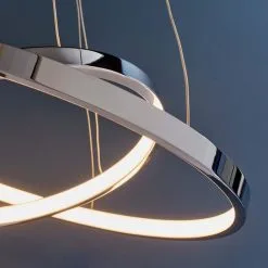 Vogue Lighting Vogue Kline 2 Light Integrated LED Hoops Ceiling Fitting 11 Vogue Lighting Vogue Kline 2 Light Integrated LED Hoops Ceiling Fitting -Dunelm Lights Sales 30671155 alt05