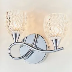 Vogue Lighting Vogue Boyer 2 Light Wall Light Chrome