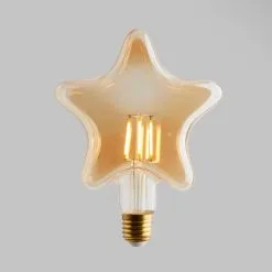 Status 4 Watt LED ES 28cm Star Shape Bulb