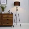 Dunelm Drei Tripod Black Floor Lamp