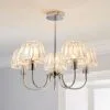 Dunelm Paloma 5 Light Glass Ceiling Fitting
