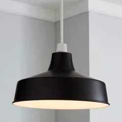 Dunelm Stern Black Easy Fit Pendant