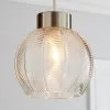 Dunelm Colleen Clear Glass Easy Fit Pendant -Dunelm Lights Sales 30671316