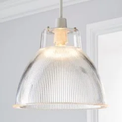 Dunelm Alanya Clear Acrylic Easy Fit Pendant