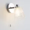 Dunelm Bremont Ribbed Glass Bathroom Wall Light -Dunelm Lights Sales 30671379