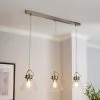 Dunelm Delavin 3 Light Glass Diner Ceiling Fitting -Dunelm Lights Sales 30671394