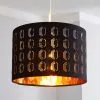 Dunelm Muscat Drum Lamp Shade 30cm Black 11 Dunelm Muscat Drum Lamp Shade 30cm Black -Dunelm Lights Sales 30671431
