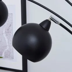 Dunelm Herm 3 Arm Arc Black Floor Lamp -Dunelm Lights Sales 30674396 alt02