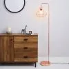Dunelm Bremen Copper Floor Lamp