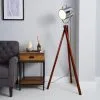 Dunelm Carlton Camera Tripod Wood Floor Lamp -Dunelm Lights Sales 30678659