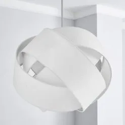 Elements Harley White Pendant Shade