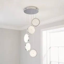 Dunelm Cora Cluster Disc 5 Light Ceiling Fitting