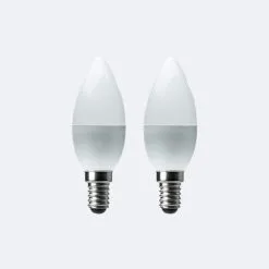 Status Branded Dimmable 5.5 Watt SES Pearl LED Candle Bulb 2 Pack -Dunelm Lights Sales 30697004 alt03