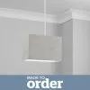 Dunelm Made To Order Rectangle Shade -Dunelm Lights Sales 30704827