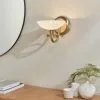 Vogue Lighting Vogue Cagney Wall Light Brass -Dunelm Lights Sales 30707418