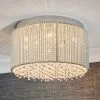 Vogue Lighting Vogue Galina 10 Light Crystal Flush Fitting Chrome