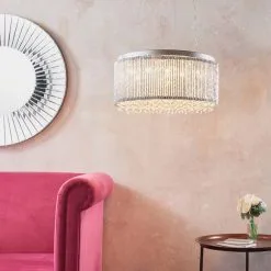 Vogue Lighting Vogue Galina 12 Light Crystal Ceiling Fitting Chrome -Dunelm Lights Sales 30707447 alt02