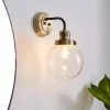Dunelm Broden Bathroom Wall Light Ant Brass -Dunelm Lights Sales 30713530