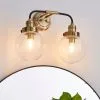 Dunelm Broden Bathroom 2 Light Wall Light Antique Brass