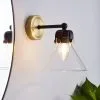 Dunelm Paulson Bathroom Wall Light Antique Brass -Dunelm Lights Sales 30713543