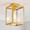 Dunelm London Bathroom Ceiling Fitting Brushed Gold -Dunelm Lights Sales 30713568