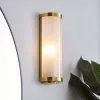 Dunelm Ripon Bathroom Wall Light Brushed Gold -Dunelm Lights Sales 30713569