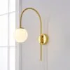 Dunelm Eniola Easy Fit Plug In Wall Light Gold -Dunelm Lights Sales 30713616