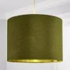 Dunelm Moss Green Santos Velvet Corduroy Shade -Dunelm Lights Sales 30713643
