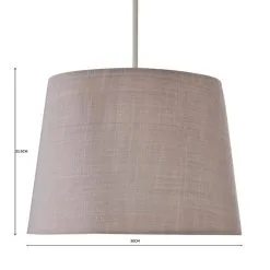 Dunelm Mariah Faux Silk 30cm Slight Tapered Lamp Shade -Dunelm Lights Sales 30713661 alt07