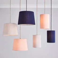 Dunelm Mariah Faux Silk 30cm Slight Tapered Lamp Shade -Dunelm Lights Sales 30713661 alt08