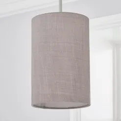 Dunelm Mariah Faux Silk 15cm Cylinder Lamp Shade -Dunelm Lights Sales 30713667 alt01