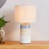 Dunelm Audre Ceramic Glaze Table Lamp -Dunelm Lights Sales 30713706