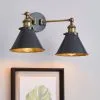 Dunelm Logan Dual Wall Light Grey -Dunelm Lights Sales 30713730