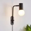 Dunelm Bradford EasyFit Plug In Wall Light Matt Black -Dunelm Lights Sales 30713731