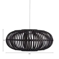 The Edited Life Abrielle Easy Fit Black Pendant -Dunelm Lights Sales 30713801 alt07