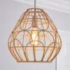 Dunelm Decorative Cane Easy Fit Pendant Natural 10 Dunelm Decorative Cane Easy Fit Pendant Natural -Dunelm Lights Sales 30713802