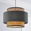 Dunelm Nova Velvet And Cane Shade 30cm -Dunelm Lights Sales 30713815