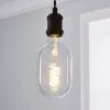 Status Haines Oval Filament Bulb Clear -Dunelm Lights Sales 30714599