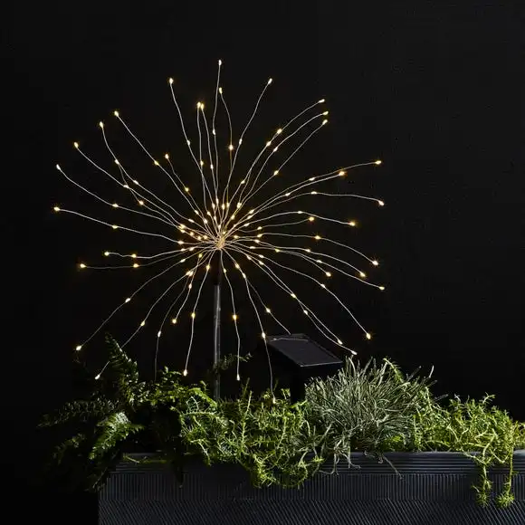 Dunelm Starburst Solar Outdoor Stake Lights 1 Dunelm Starburst Solar Outdoor Stake Lights