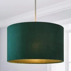 Dunelm Nesa 35cm Velvet Drum Shade