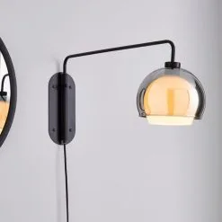 Elements Ramona Swing Arm Wall Light