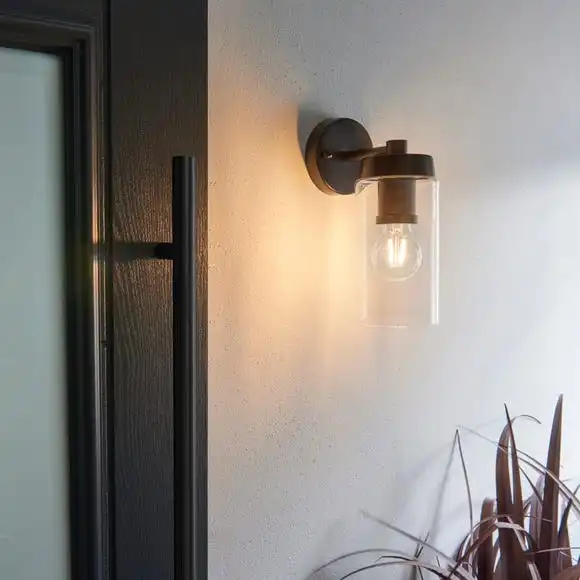 Dunelm Ellison Matt Black Outdoor Wall Light 3 Dunelm Ellison Matt Black Outdoor Wall Light - Image 3